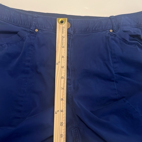 Chico's Royal Blue Casual Straight Leg Ankle Pants Chico's Size 2, US Size 12 - Picture 4 of 15